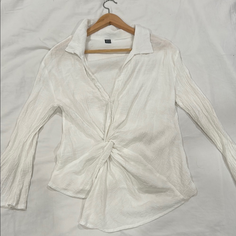 Elegant White Women's Top